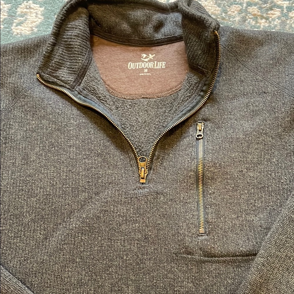 Outdoor Life Men's Gray Sweater